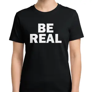 BE REAL  Boxing Graphic Tee, Unisex, Comfortable, All‑Season Wear