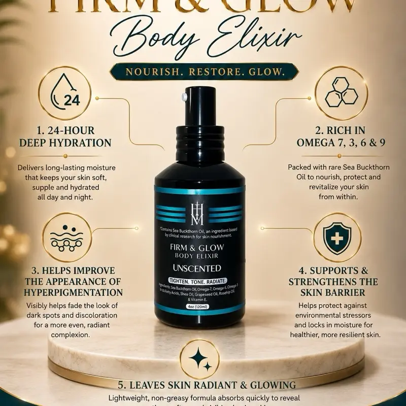 Glass bottle Luxury Collection& Glow Body Elixir Glass bottle Luxury Collection& Glow Body Elixir