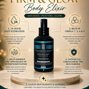 Glass bottle Luxury Collection& Glow Body Elixir
