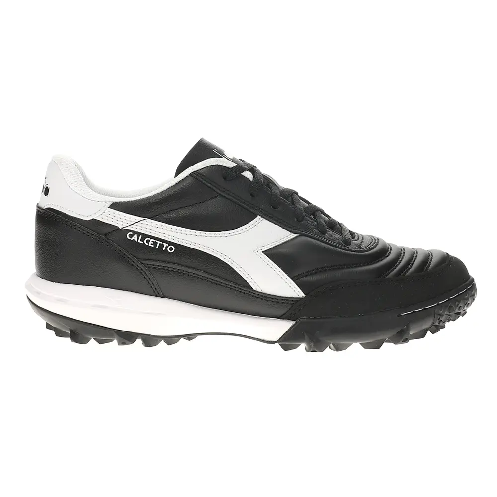 diadora Mens Calcetto Ii Lightweight Turf Soccer Cleats - Black, White diadora Mens Calcetto Ii Lightweight Turf Soccer Cleats - Black, White