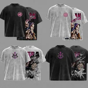 Super Saiyan God x Saiyan Prince Utra Ego - DBZ Graphic Tee Vintage Washed Shirt Unisex Streetwear Anime Shirt Future Trunks Saiyan Tee DBZ Z Shirt Gift for Anime Lovers DBZ Fans