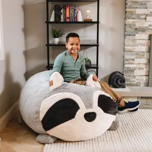 Wild Things Rocky Raccoon Kids Bean Bag Chair