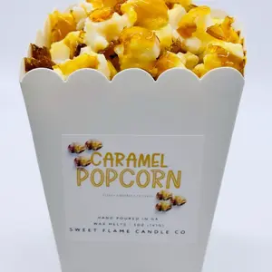 Caramel Popcorn Wax Melts - Realistic Food Wax Tarts - Decor, Candles Gift Scent