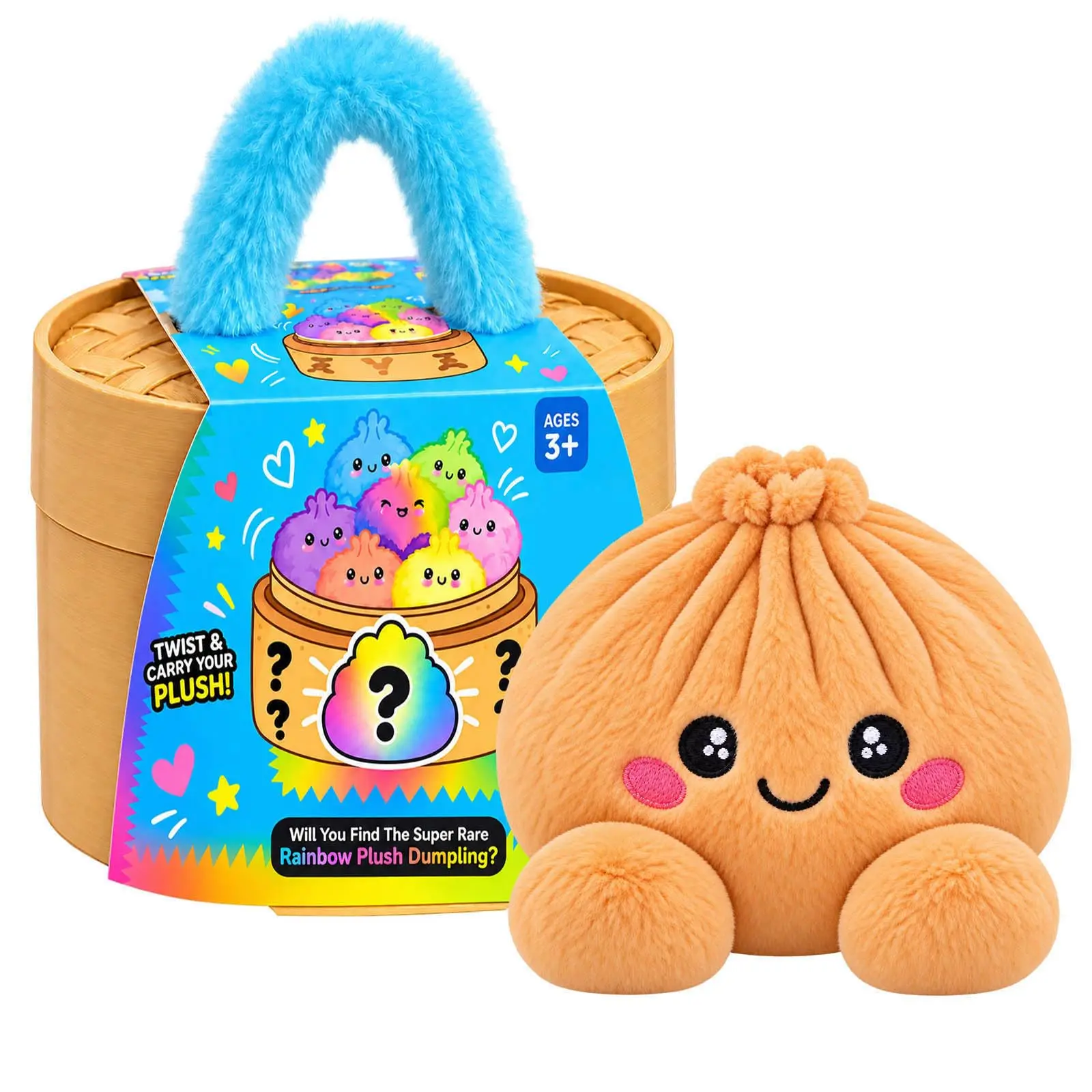 Jumbo Dumpling Cute Plush Pillows Stuffed Bun Pillow with Steamer Home Decor Christmas gift