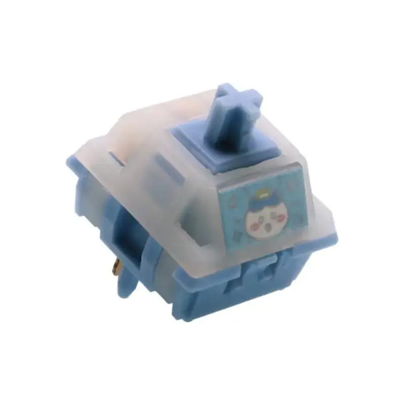 Small Eight R2 Linear Switches Pre-Lubed 5-Pin HotSwap U4 Stem Keygeek Hot Swappable Switches for MX Mechanical Keyboard