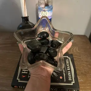 Black Tourmaline Crystal tumbles