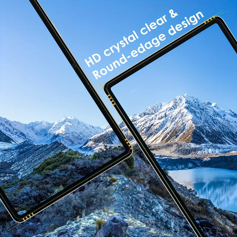 2-piece set suitable for Samsung A9 A9 A9+S7 S8 S9 S9FE S10 S10FE 11 inch tempered glass screen protector, scratch resistant and wear-resistant, with a hardness of 9H, easy to install model SM X710 X700 XX706 T875 T878