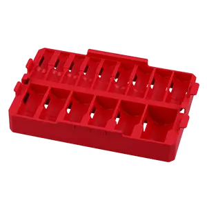 Milwaukee 49-66-6832 Shockwave Impact Socket 1/2" 15-Piece SAE Tray Only