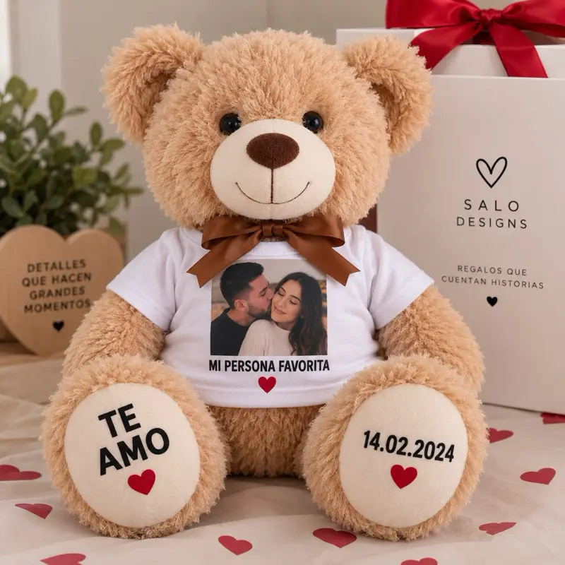 Oso Personalizado “Mi Persona Favorita” Regalo para Pareja