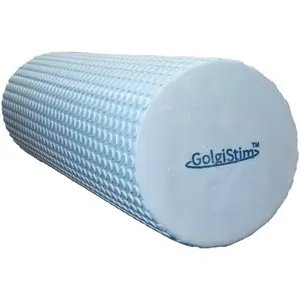 11.8 Inch Medium Density Foam Massage Roller - Light Blue Trigger Point Massage Roller for Deep Tissue Excercise, Massage and Recovery by GolgiStim
