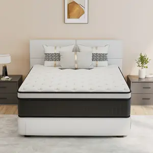 12/14 Inch Twin Full Queen King Hybrid Mattress Memory Foam & Innerspring Medium Firm Lumbar Support Ergonomic Design For Home Bedroom Hotel Modern Furniture