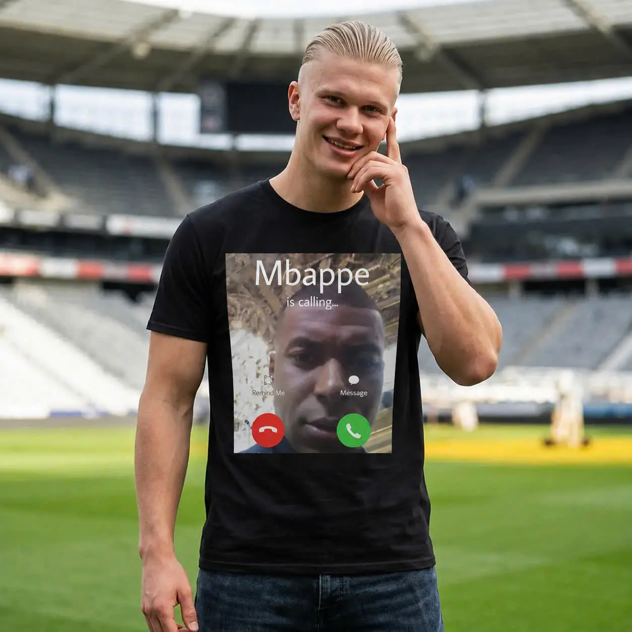 Mbappe Is Calling T-Shirt | Football Meme . Mbappe memes. mbappe clothing, world cuptshirt , unisex