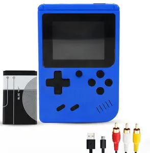 Plus Handheld 400 in 1 Video Game - Rechargeable with TV Output (Blue)