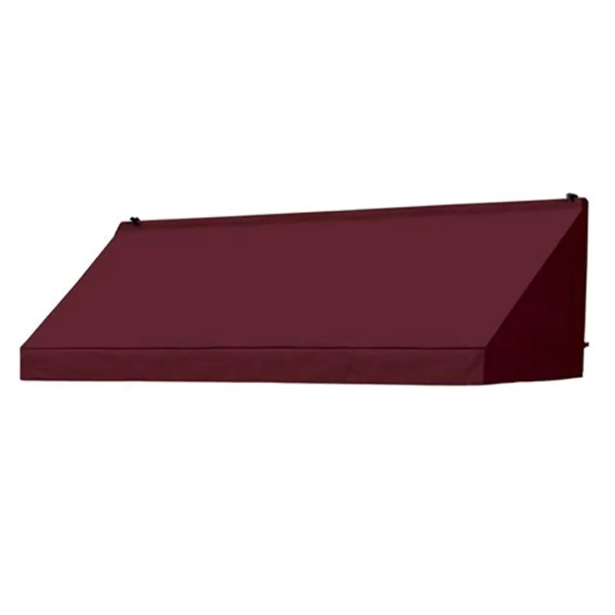IDM Worldwide 3020744 Classic Edge Commercial Grade Patio Awning - Interchangeable Aluminum Frame, All-in-1 Box, Sun Protection, Cocoa, 8 ft. Awning Cover