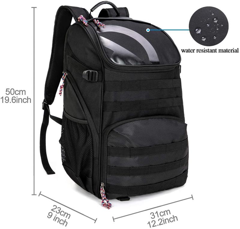 Basketball Backpack Large Sports Bags with Separate Ball holder & Shoes compartment, Best for Basketball, Soccer, Gym