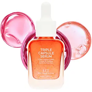 ELT Triple Capsule Face Serum 30ml with Rose PDRN, Ceramide, Vitamin C & Taurine