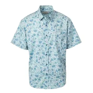 Saltwater Homestead Camo Button Down
