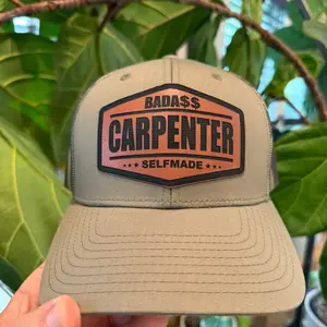 Bada$$ Carpenter Hat - Camo Edition, SelfMade Design, Adjustable Fit, Adjustable Closure, Casual Style