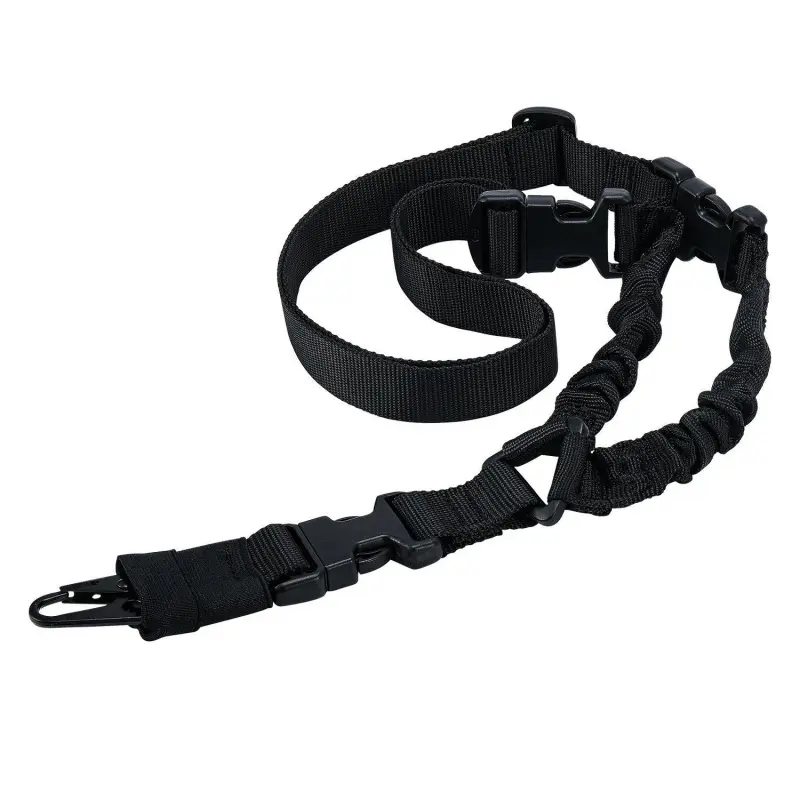 Adjustable Tactical Gun Sling for M4 AR15 Carbine - Heavy-Duty Waterproof Abrasion-Resistant Nylon, Quick Release Steel Eagle Beak Buckle, Customizable 47.24"l x 1.18"w Strap, 7.76 oz  Rope Canister for Hunting, Camping, Fishing, Climbing, Hiking