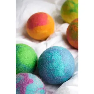 Galaxy Swirl Wool Dryer Balls – Set of 3