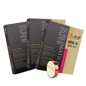 A-SUB A4 Sublimation Paper 125gsm 3 Packs of 330 Pieces for Mug T-shirt DIY Gifts Instant Dry Vibrant Colors Inkjet Printer Compatible, DIY Craft Paper