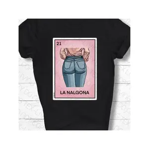 La Nalgona Lotería Graphic Tee | Funny Mexican Streetwear T-Shirt