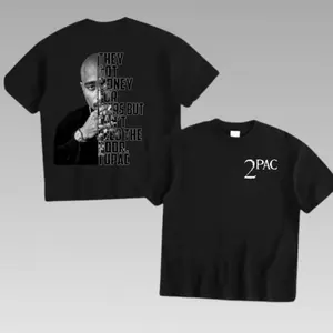 2Pac Rapper Tee Classic Tupac Shakur Graphic T-Shirt, Tupac Shakur Shirt, 2Pac Shirt, 90s Merch, Rapper Shirt, Hip Hop 90s Legends Shirt, Rapper Merch