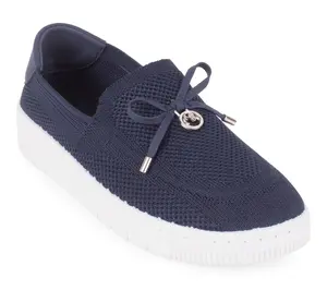 Gloria Vanderbilt Platform Knit Slip On Sneaker - Annette