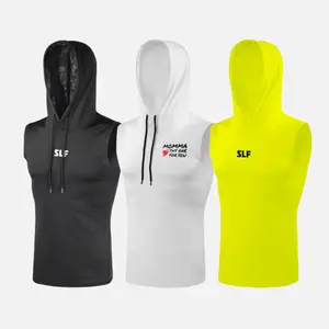 SLEEFS Unisex Sleeveless Compression Hoodie - Lightweight, Hooded Design, Suitable for All Seasons