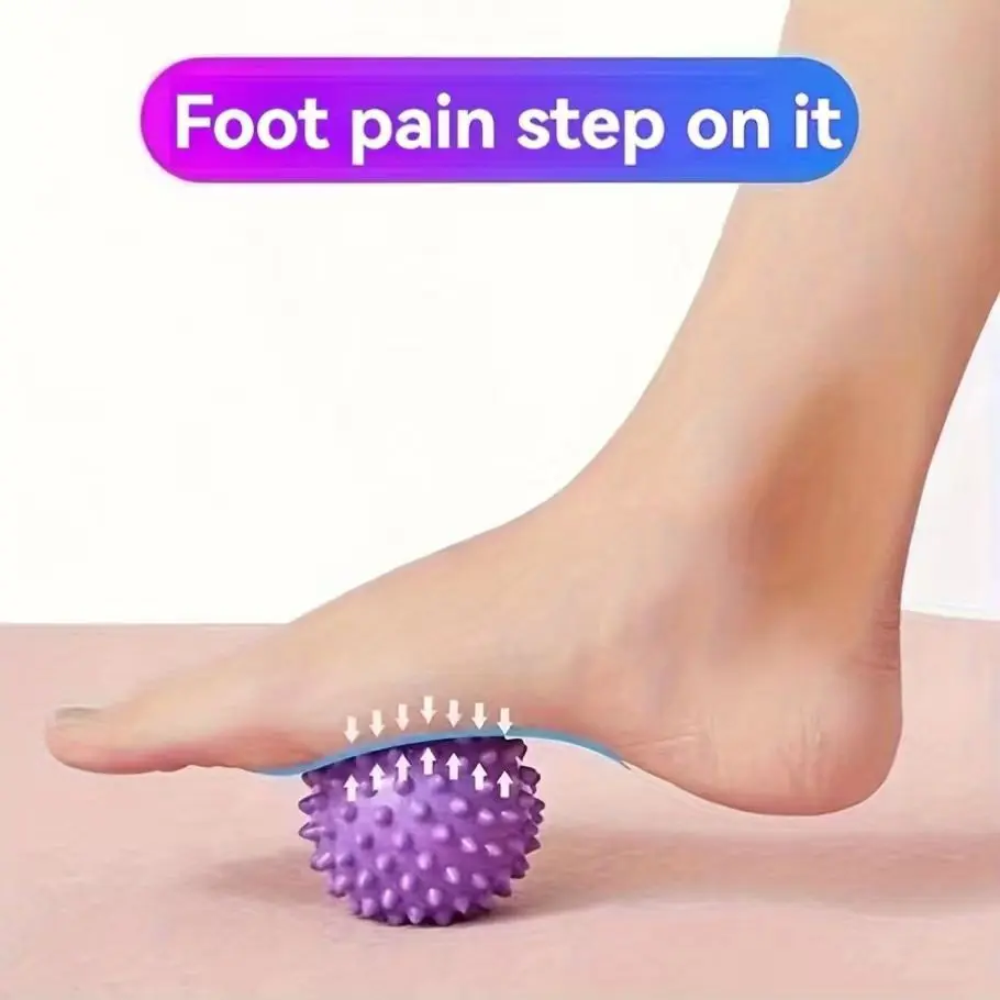 Muscle Relaxation Massage Ball, Yoga Hedgehog Foot Reflexology Tool, Neck Membrane Acupoint Massager, Pain Relief Therapy Equipment, Muscle Massagers