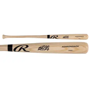Pete Crow-Armstrong Chicago Cubs Autographed Blonde Rawlings Pro Model Bat - Fanatics Authentic Certified
