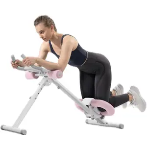 Merach Adjustable Ab Trainer Machine with LCD Monitor, Foldable Ab Exercise Machine for abs, Arm, Leg, Buttocks Shaper, Core & Ab Trainer at Home Gym for Women,  Workout Equipment, TikTokShopBlackFriday