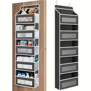 Over-the-Door Storage Organizer, 5-Tier Hanging Storage Bag | Supports up to 44 lb | Space-Saving Organizer for Closet, Bathroom, Bedroom, Dorm | Back-to-School Essential — Pantry, Kitchen, Toy Storage | No tools required for installation