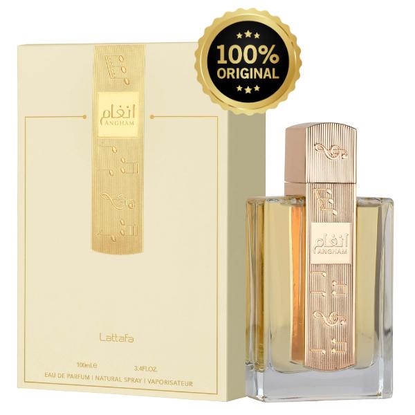 Lattafa Perfumes Angham for Women Eau de Parfum Spray 3.4 oz 100ml - Long Lasting Luxury Women's Arabian Perfume fragrance - Oriental Vanilla Scented Scent Aroma Cologne Cosmetic