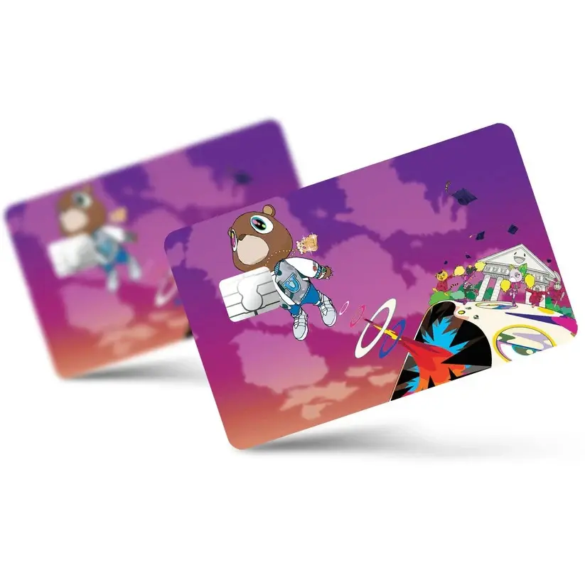 2 Pack  West Graduation Credit Debit Card Sticker Vinyl Decal Skin Cool Art