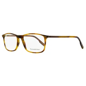 Zegna Slim Rectangular Eyeglasses EZ5236 052 Havana 55mm