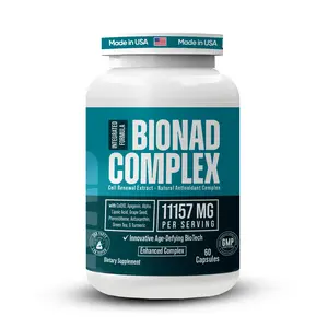 Bionad Complex Antioxidant Supplement 11157mg per Serving with CoQ10 Grape Seed Green Tea & Turmeric 60 Capsules Made in USA
