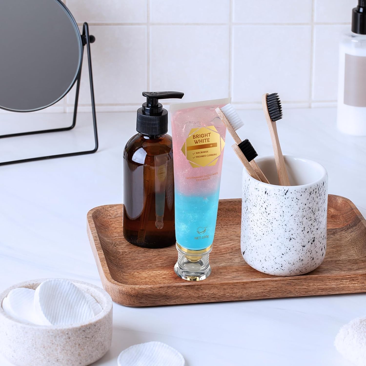 Fluoride FreeToothpaste,Nicotinamide, Free of Fluoride, Anti plaque, Oral Health Management Teeth Whitening Solution