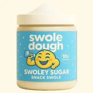 Swole Dough – Swoley Sugar (High Protein Sugar Cookie Dough Powder • 2 Servings) – 8oz