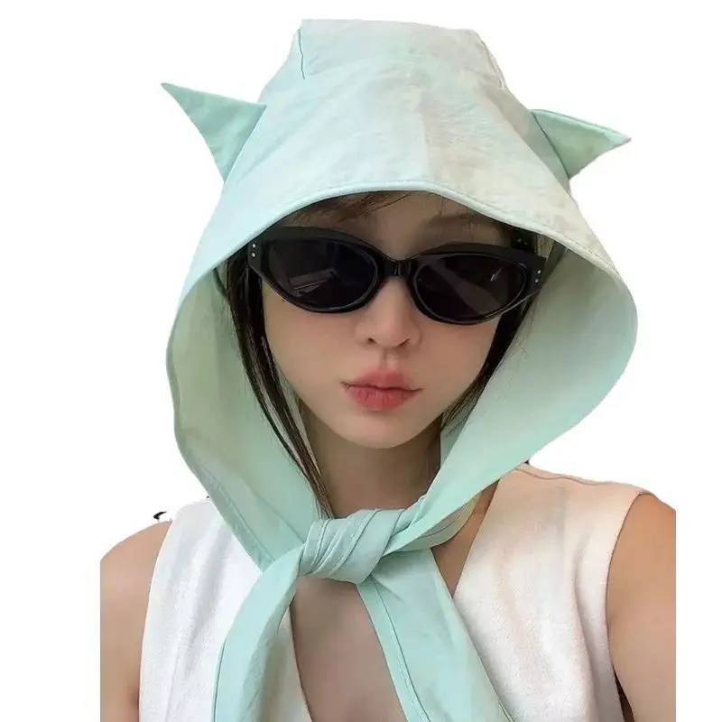 Little Devil Novelty Bucket Hat for Women - Adjustable, Lightweight & Quick-Drying Street Style Sun Hat for Travel and Sports, Lightweight Bucket Hat, Novelty Cap