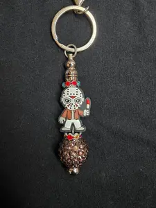 Jason Horror Keychain - Iconic Halloween Movie Keychain for Horror Fans & Halloween Enthusiasts Durable & Compact Design