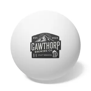 Custom Logo Ping Pong Balls - 6 Pack - Perfect for Parties & Events