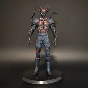 One Punch Man Starry Sky Wolf Anime Model Desktop Case Peripheral Figure Decoration, Collectible Statue for Fans, Perfect Gift Idea