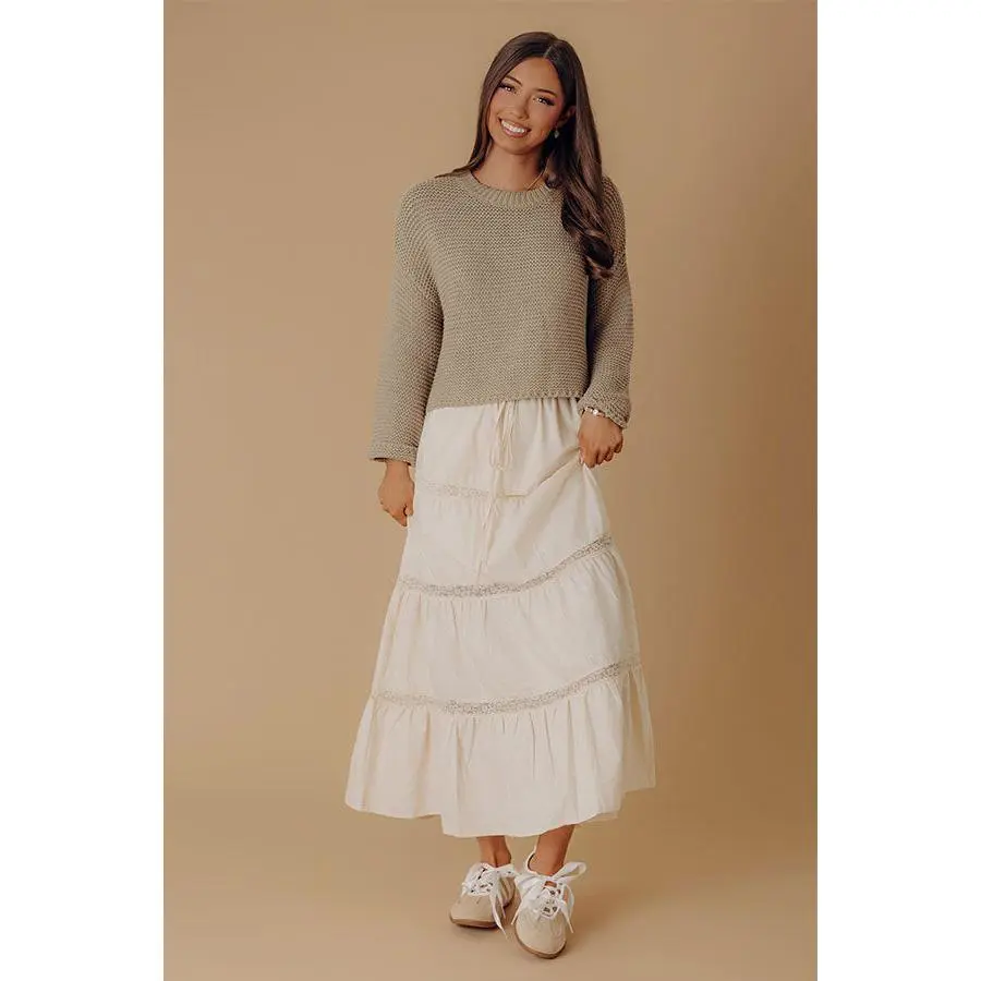 Feeling Cozy Knit Sweater in Taupe
