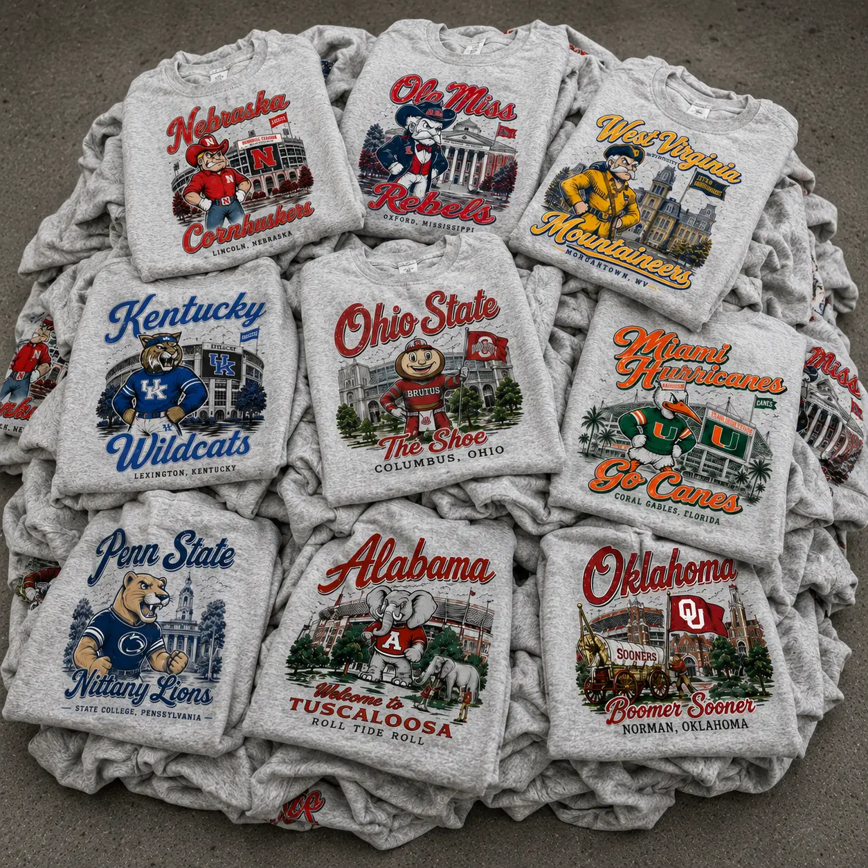 Vintage College Mascot Graphic T-Shirt, Retro University Campus Tee, Classic Alumni Spirit Shirt, Heritage School Mascot Design, Unisex Heavy Cotton Casual Streetwear, Game Day Fan Gift Top
