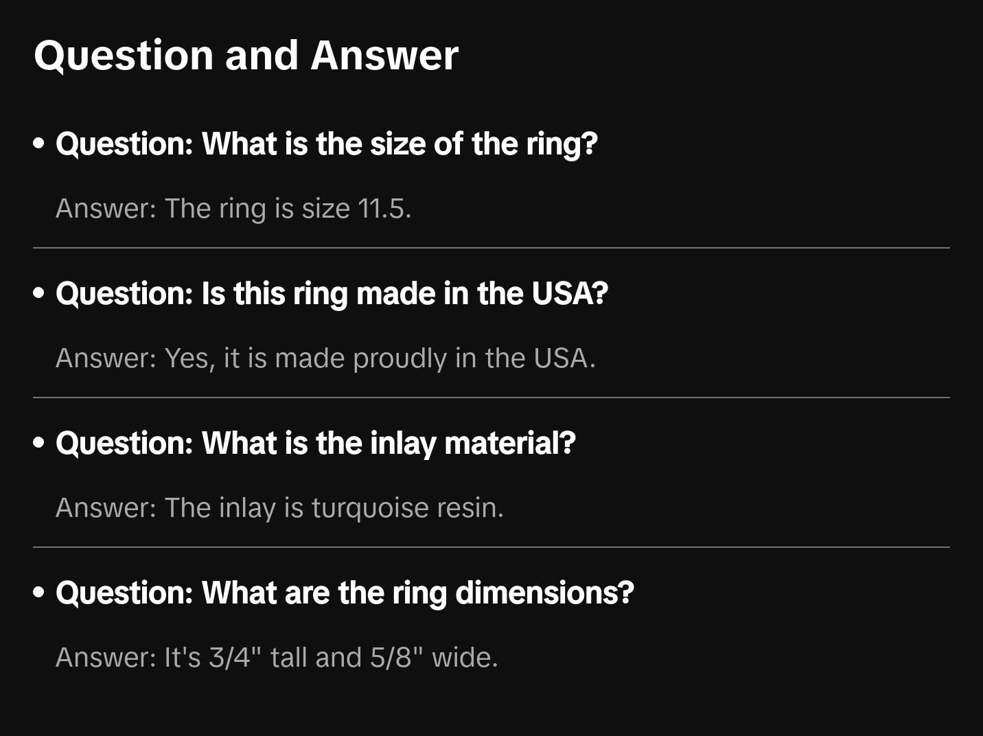 Size 11.5 - Mountain Scene Square Faced Inlay Ring