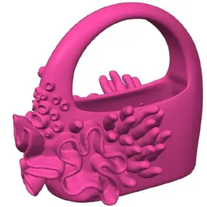 PFC3D - 3D Coral-Inspired Pink Plastic Purse | Unique Sculptural Handbag