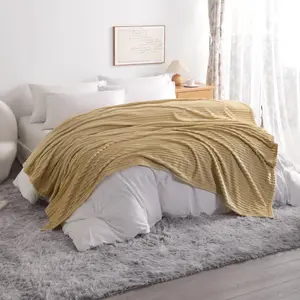 Ntbay Flannel Fleece Twin Blanket, Soft Lightweight Fuzzy Bed Blanket for Couch Sofa Bed All Seasons