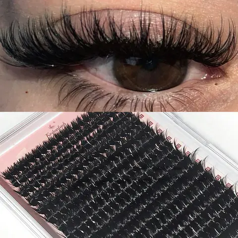 High Quality Wispy Volume Eyelash Clusters, 320-Pcs Natural Lash Set, Individual Eyelash Extensions with 80D Curve, 9-16MM for Natural Makeup Look