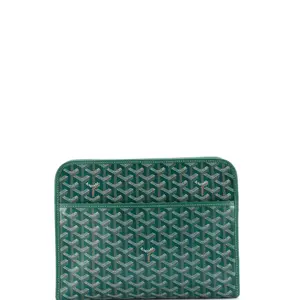 Pre-owned Goyard Canvas Coated Clutches & Wristlets Jouvence Toiletry Pouch Coated Canvas by Rebag